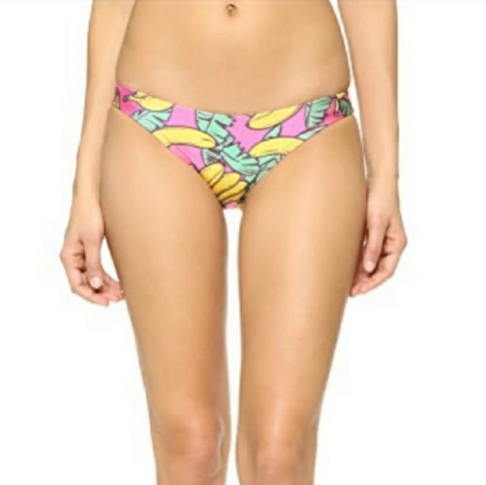 Wildfox Pink Banana Brazilian Bikini Bottoms NWOT